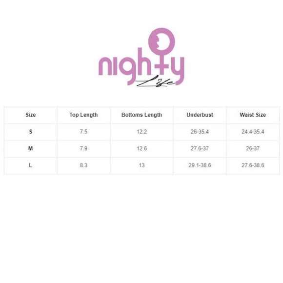 Scallop Trim Lace Lingerie Set - Picture 9 of 9